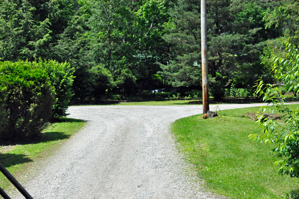 roads entering East Lake Campground